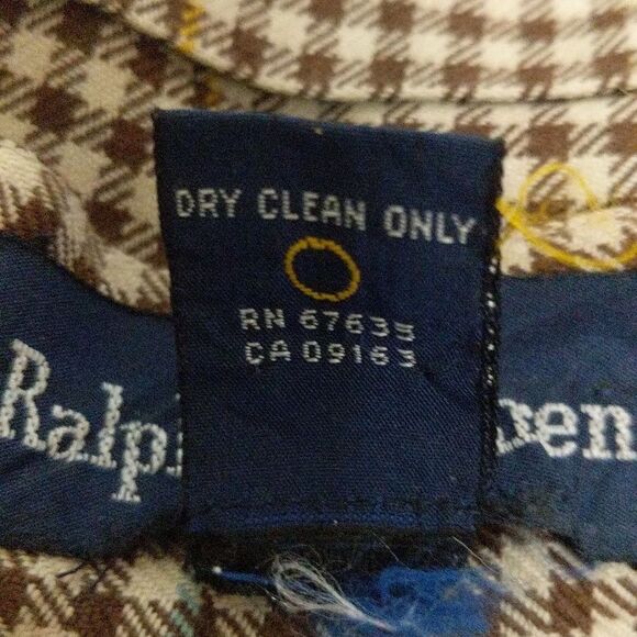 Ralph Lauren wool blend high waisted pleated plaid cuffed shorts women's size 10 - Picture 7 of 12